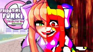 Friday Night Funkin VS Monika with VOICE ACTING [upl. by Vada174]