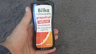 Bilka Grapefruit Natural Mouthwash 250 ml Unboxing and Test [upl. by Llegna]