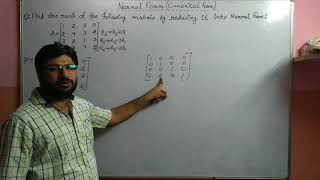 Noraml FormRank Of Matrix Matrix L21 [upl. by Bogoch]