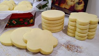 Easy Cut Out Sugar Cookies  Just 5 INGREDIENTS  No Spread Sugar Cookie Recipe [upl. by Byrne427]