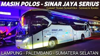 BUS SINAR JAYA POLOS PUTIH SUITES COMBI SR3 MERCEDESBENZ  PERDANA SINAR JAYA SERIUS KE SUMATERA [upl. by Caldwell741]