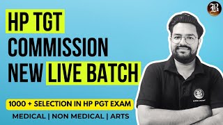 HP PGT result 2024  HP TGT Commission Online Live New Batch Medical Non medical amp Arts 20242025 [upl. by Elwaine]