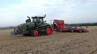 Big Fendt 1167MT Crawler Drilling OSR with Sumo DTS Drill [upl. by Pernell314]