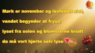 Mørk er november  karaoke [upl. by Frodina]