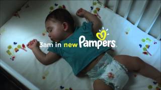 PampG  Pampers Disposable Diapers  Love Sleep amp Play at 3 am  Commercial 2013 [upl. by Montague]