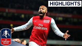 Henry scores on Arsenal return against Leeds  Arsenal vs Leeds  FA Cup Third Round 2012 [upl. by Nauqaj859]