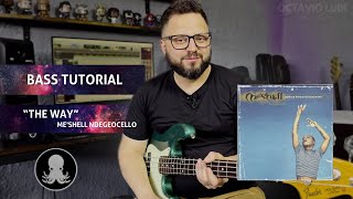 The Way  Meshell Ndegeocello  Slap Bass Tutorial  Octavio Ludi [upl. by Corny]