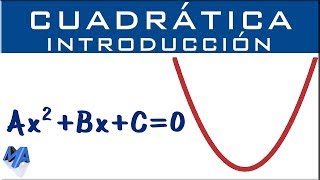 Ecuación cuadrática  Introducción [upl. by Kittie549]