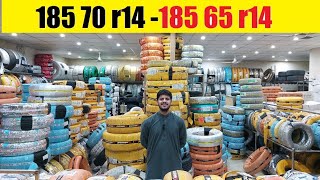 185 70 r14 185 65 r14  New tyre price Pakistan 2023  Bridgestone  Yokohama  Michelin  Dunlop [upl. by Lezned]