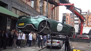 950000 Aston Martin V12 Speedster taken away by Traffic Warden [upl. by Rexferd]