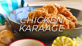 Homemade Chicken Karaage Recipe  Crispy Japanese Style Fried Chicken 🇯🇵 [upl. by Lerret]