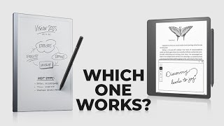 Amazon Kindle Scribe vs Remarkable 2 Best Features Review amp More 🤩🤩 [upl. by Enyrehtac]