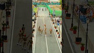 The Wagah Border Parade 😱 A Display of Military Precision wagahborder attari wagah bsfindia [upl. by Aizirtap745]