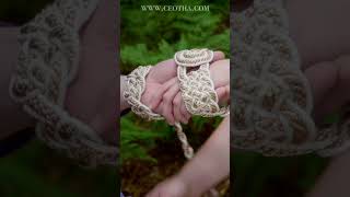 Nine Knot Cotton Handfasting Cord Design  Ceotha [upl. by Izak406]