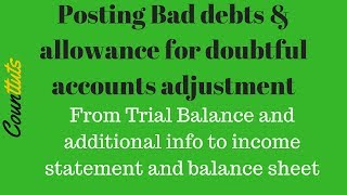 Provision for doubtful debt account  Admission amp Retirement of a partner Accounts Class 12 [upl. by Ailedamla]