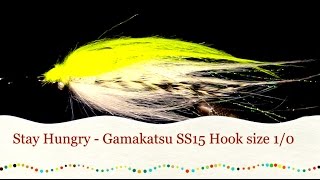 How to tie the Stay Hungry Fly  Great streamer for saltwater and warm water fish [upl. by Eniamrej657]