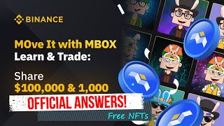 Binance MBOX MOBOX Learn And Trade Quiz Answers [upl. by Torhert464]