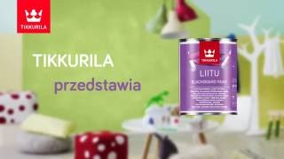 Tikkurila przedstawia Tikkurila Liitu  farba tablicowa w dowolnym kolorze [upl. by Novikoff]