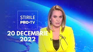 Știrile PRO TV  20 decembrie 2022 [upl. by Aseela]