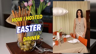 HOSTING A DINNER PARTY  Easter GRWM  RECIPES LINKED IN CAPTION [upl. by Sluiter406]