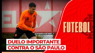 Bustos projeta duelo importante contra o São Paulo [upl. by Ranita]