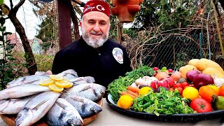 📣 My Familys Favorite Dish ❗ Sea Bream Recipe 🐟 with subtitles ✏️ ASMR cooking Turkish food [upl. by Eicyal613]