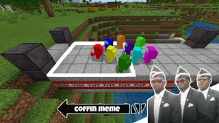 Coffin Meme quotAmong Usquot Traps Edition Part 2  Minecraft [upl. by Aeduj576]