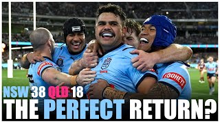 NSW Blues PUMP the QLD Maroons 3818 and It Was AMAZING [upl. by Evetta]