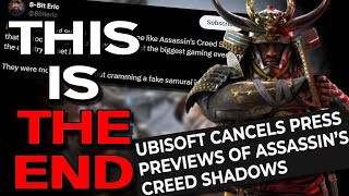 Ubisoft CANCELS Assassins Creed Shadows PRESS TOUR [upl. by Barb]