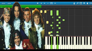 Los Fantasmas del Caribe  Muchacha Triste  Piano Tutorial [upl. by Devaney]