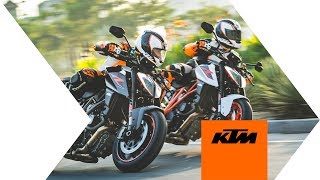 Converting the 1290 SUPER DUKE R from Street to Track  KTM [upl. by Ryhpez]