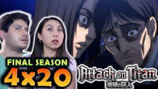 quotMemories of the Futurequot  ATTACK ON TITAN 4x20 79 REACTION 進撃の巨人 [upl. by Erdman]