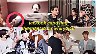 Jungkook and Taehyung exposing themselves in every live 🤦‍♀️‼ [upl. by Ahsiam]