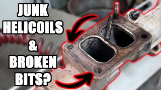 I ALMOST Gave Up On My Customers CAT Exhaust Manifold [upl. by Weathers232]