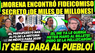 MIÉRCOLES MORENA ENCUENTRA MILES DE MILLONES ¡OCULTOS CLAUDIA PIDE ¡QUE SE LES DEN AL PUEBLO [upl. by Aikcir498]