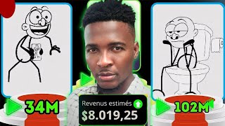 Gagner 8500USDMois sur TikTok en créant des Vidéos animées avec LIAPosez vos Questions [upl. by Ididn]