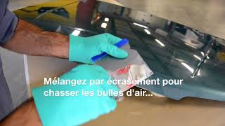 Apprendre les bases en carrosserie  Réaliser la finition au Mastic [upl. by Ellerad]