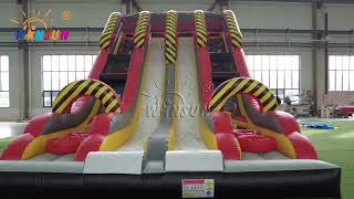 Cliffhanger Double Lane Inflatable Dry Slide Outdoor for kids and adults [upl. by Eeloj]