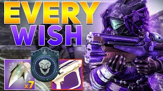 Rivens Wishes COMPLETE Guide ALL WEEKS  Destiny 2 Season of the Wish [upl. by Eatnoed]