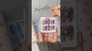 ASMR packing😘asmr nails nailart pressonnails packanorderwithme smallbusiness [upl. by Aisats]