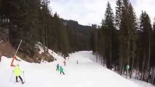 Dachstein West Zwieselalm Piste 9b  9a Talabfahrt Zwieselalm [upl. by Lertnahs]