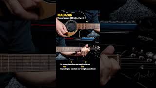 Magasin  Eraserheads 1994 Easy Guitar Chords Tutorial with Lyrics Part 1 SHORTS [upl. by Akimik]