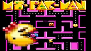 😮 Ms PacMan 🌕  SEGA  Gameplay 👾 [upl. by Howlond]