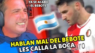 ESTO ES LO QUE LE FALTABA NARRADORES ARGENTINOS CAEN RENDIDOS ANTE BEBOTE GIMENEZ EN FEYENOORD VS [upl. by Nylesaj204]