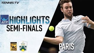 Saturday Highlights Sock Krajinovic Advance To Final In Paris 2017 [upl. by Jule437]