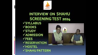 RAJARSHI SHAHU SCREENING TEST 2024 [upl. by Roots]