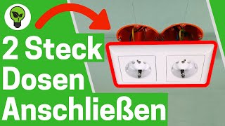 2 Steckdosen Anschließen ✅ ULTIMATIVE ANLEITUNG Wie mehrere dreifach amp Doppelsteckdosen Verbinden [upl. by Ebner]