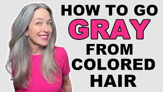 8 Best Ways To Go Gray from Dyed Hair [upl. by Dalis]