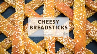 Easy Cheesy Breadsticks Recipe Without Eggs [upl. by Chickie]