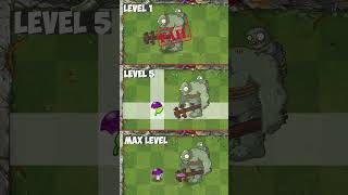 Pvz 2 Check plants  Scaredy Shroom Level 1 5 Max vs Radiated Large Gargantuar [upl. by Ainnat]